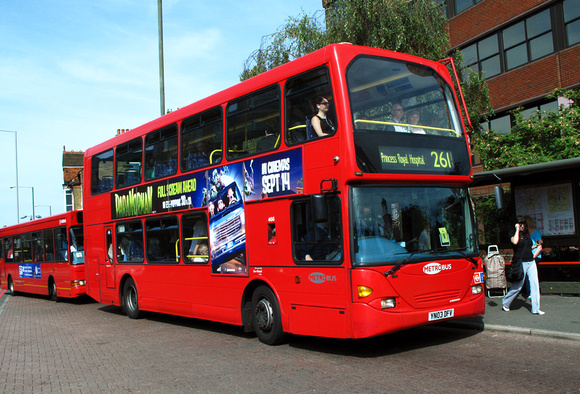 Route 261, Metrobus 466, YN03DFV, Bromley