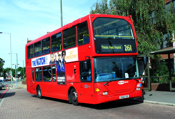 Route 261, Metrobus 932, YN56FDF, Bromley