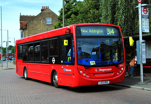 Route 314, Stagecoach London 36552, LX12DKE, Bromley