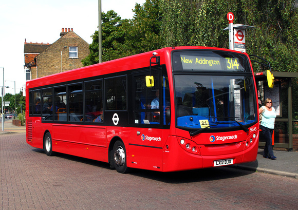 Route 314, Stagecoach London 36545, LX12DJO, Bromley