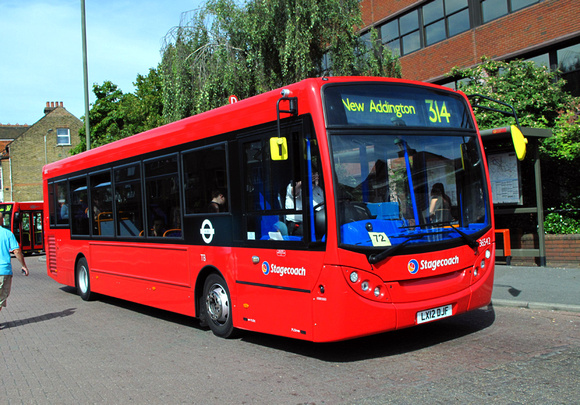 Route 314, Stagecoach London 36542, LX12DJF, Bromley
