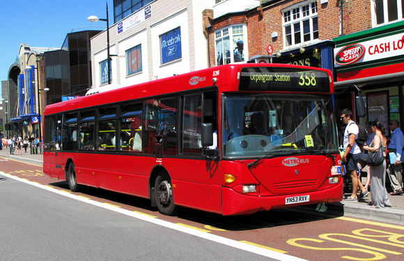 Route 358, Metrobus 526, YN53RXV, Bromley