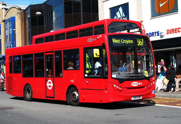 Route 367, Metrobus 170, YX61ENM, Bromley