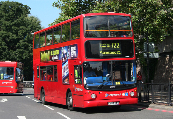 Route 122, Stagecoach London 17567, LV52HEJ, Lewisham