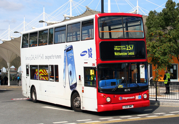 Route 257, Stagecoach London 18270, LX05BWC, Stratford