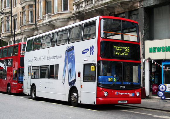 Route 55, Stagecoach London 17796, LX03BWK, Oxford Circus