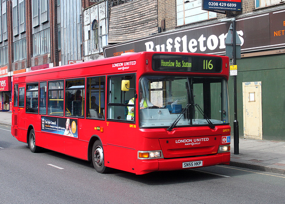 Route 116, London United RATP, DPS711, SN55HKP, Hounslow