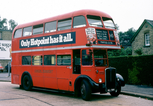 Route 140, London Transport, RT4779, OLD566, Mill Hill Stn