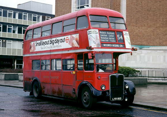Route 54, London Transport, RT3284, LYR503, Croydon