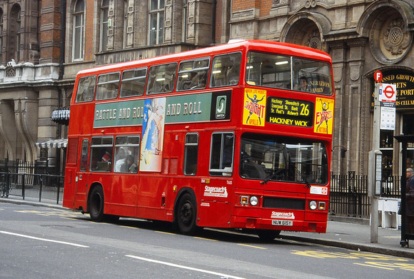 Route 26, Stagecoach London, T615, NUW615Y, Liverpool St