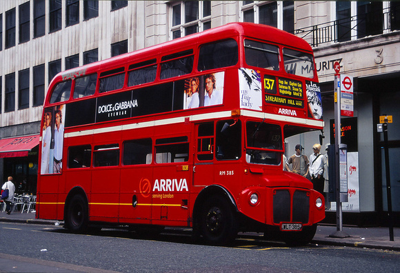 Route 137, Arriva London, RM385, WLT385, Oxford Circus