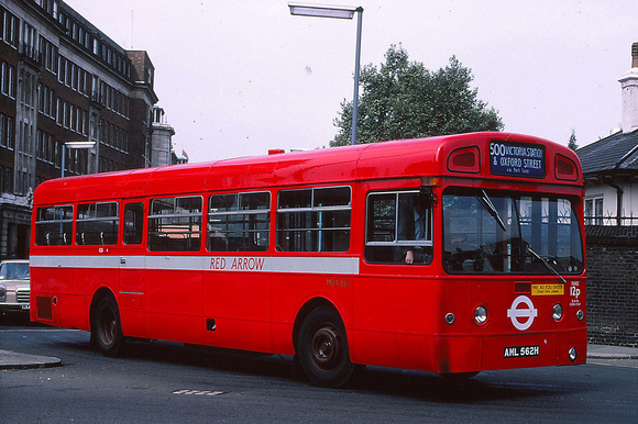 Route 500, London Transport, MBA562, AML562H