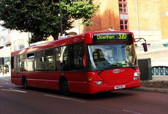 Route 320, Metrobus 517, YN53RXJ, Bromley
