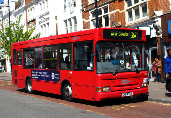 Route 367, Metrobus 286, SN03YCK, Bromley South