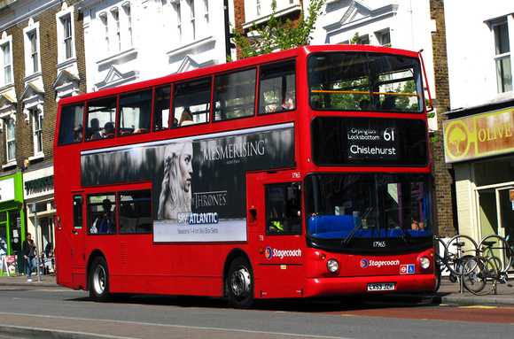 Route 61, Stagecoach London 17965, LX53JZH, Bromley