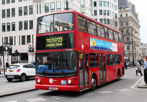 Route 23, Tower Transit, TAL33200, LX04FXJ, Charing Cross