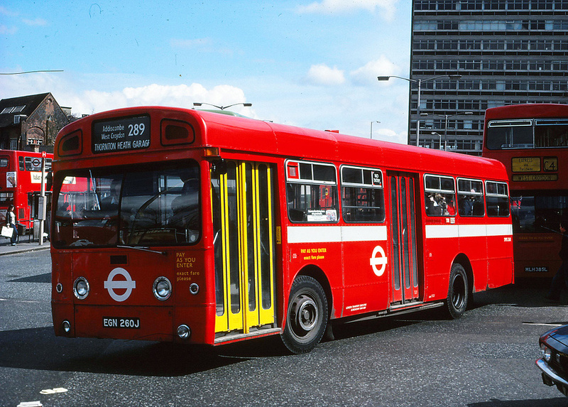 London Bus Routes | Route 289: Elmers End - Purley | Route 289, London ...