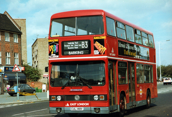 Route B3, East London Buses, T148, CUL148V