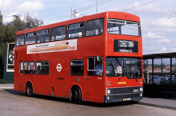 Route 286, London Transport, M460, GYE460W, Edgware
