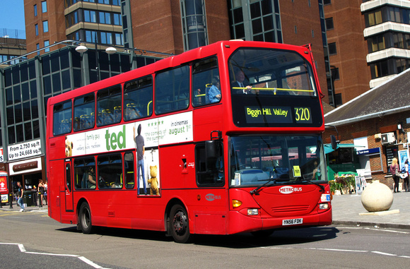 Route 320, Metrobus 935, YN56FDK, Bromley