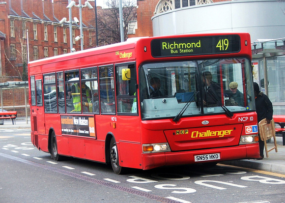 Route 419, NCP Challenger, NCP10, SN55HKO, Hammersmith