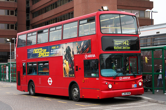 Route 142, Arriva The Shires 6168, LJ55BVW, Watford Junction