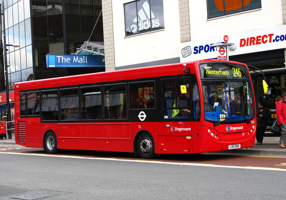 Route 246, Stagecoach London 36551, LX12DKD, Bromley