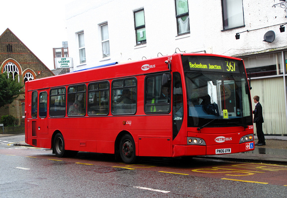 Route 367, Metrobus 258, PN06UYM, Croydon