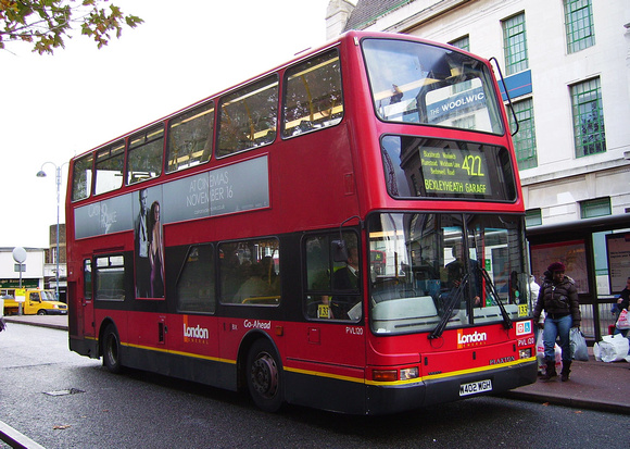 Route 422, London Central, PVL120, W402WGH, Woolwich