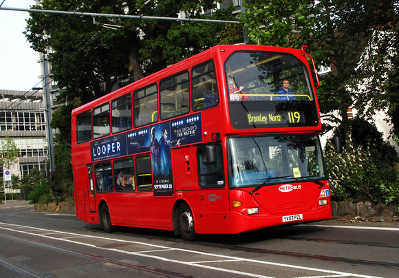 Route 119, Metrobus 441, YV03PZL, Croydon
