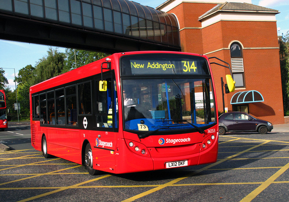 Route 314, Stagecoach London 36553, LX12DKF, Bromley