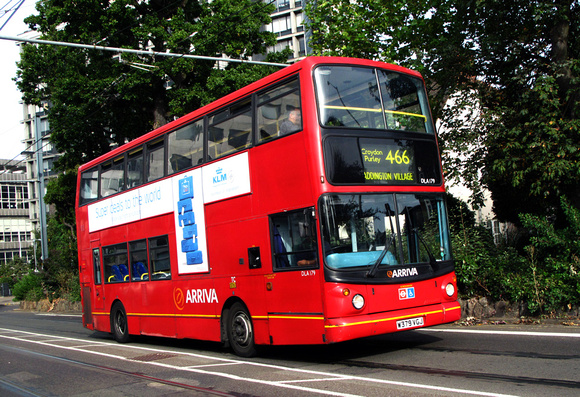 Route 466, Arriva London, DLA179, W379VGJ, Croydon