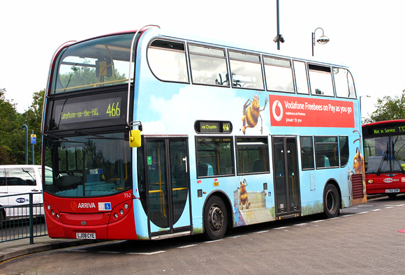 Route 466, Arriva London, T52, LJ08CYE, Addington Village