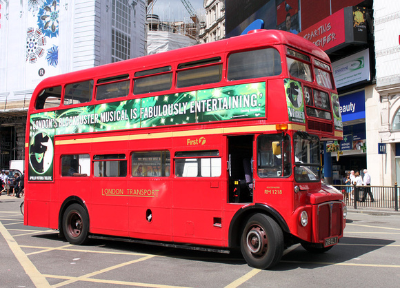Route 9, First London, RM1218, 218CLT, Piccadilly Circus