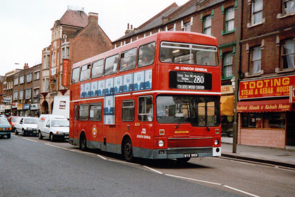 Route 280, London General, M190, BYX190V, Tooting Broadway