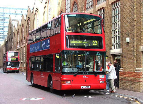 Route 23, First London, VP20, X173FBB, Liverpool Street
