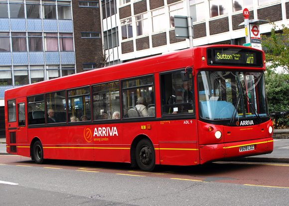Route 407, Arriva London, ADL9, V609LGC, Croydon