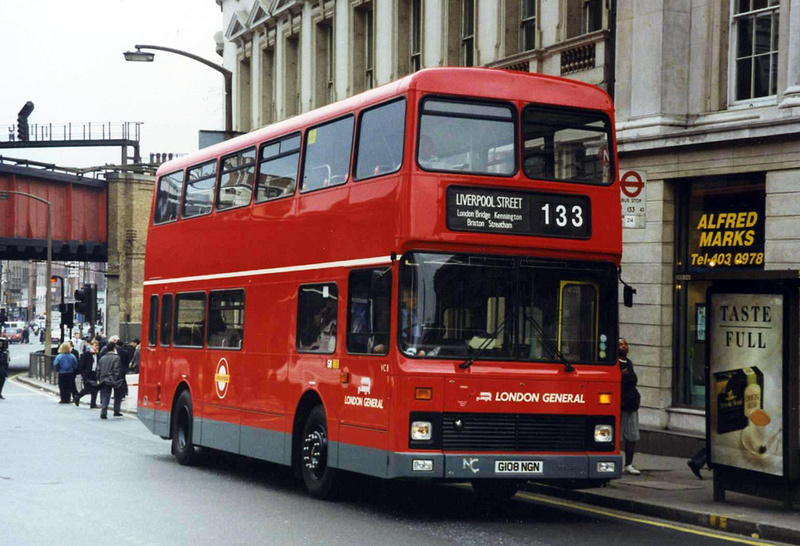 London Bus Routes | Route 133: Liverpool Street - Streatham Station ...