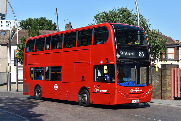 Route 86, Stagecoach London 19806, LX11BJO, Redbridge