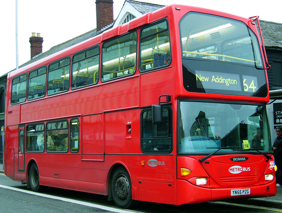 Route 64, Metrobus 905, YN55PZG, Croydon