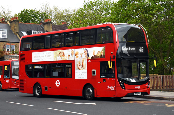 Route 415, Abellio London 2537, YY16YKD, Tulse Hill