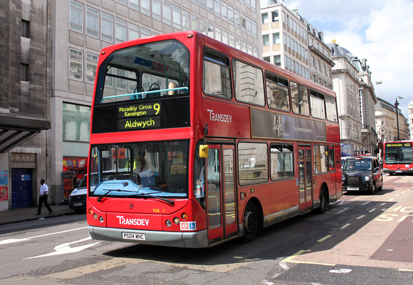 Route 9, Transdev, VLE1, PG04WHC, Piccadilly