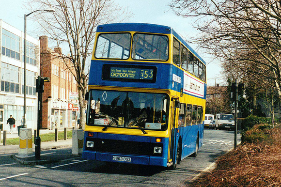 Route 353, Metrobus, S863DGX, Orpington