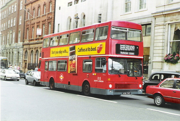 Route 109, South London Buses, M74, WYW74T