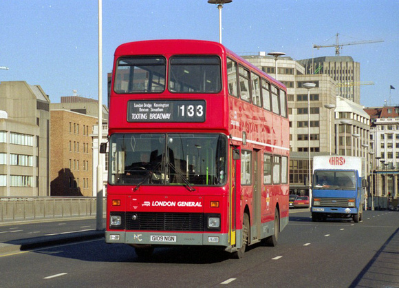 Route 133, London General, VC9, G109NGN, London Bridge