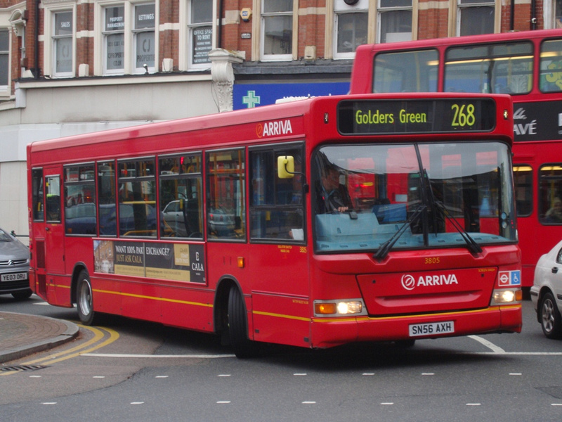 London Bus Routes | Route 268: Finchley Road, O2 Centre - Golders Green