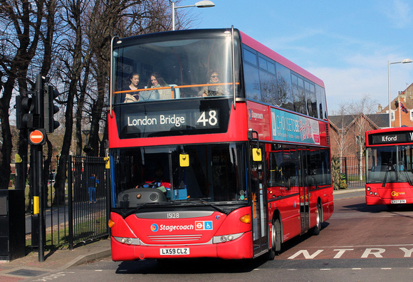 Route 48, Stagecoach London 15128, LX59CLZ, Walthamstow Central