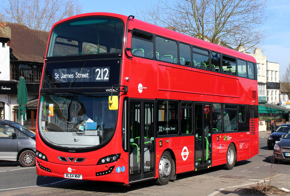 Route 212, Tower Transit, VH38103, BL64MHF, Chingford
