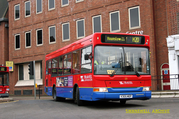Route H20, Travel London 305, V305MDP, Hounslow