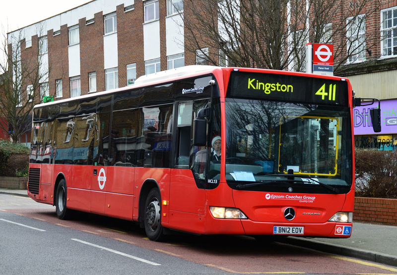 London Bus Routes | Route 411: Kingston - West Molesey